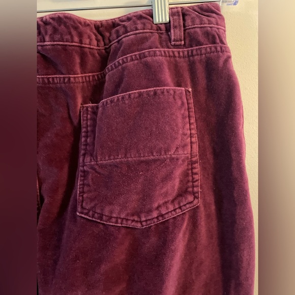 Caribbean Joe Velvet Velour Pants Pink Purple Size 10 - Picture 10 of 11